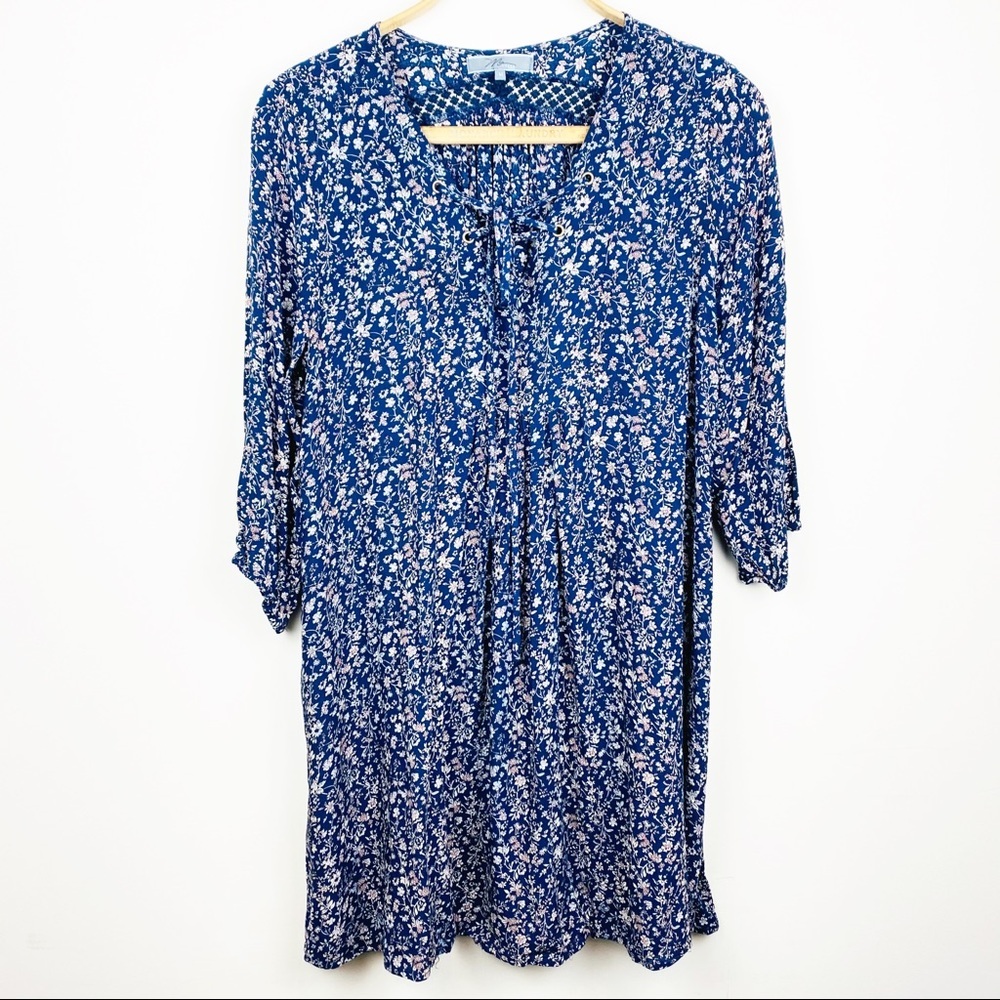 Mia + Tess || Dress w/Grommet Front Tie